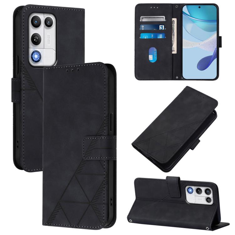 Crossbody 3D Embossed Flip Leather Phone Case, For ZTE Nubia P7 Pro 5G/Optus X Value 5G, For ZTE Nubia P9 Pro 5G/Optus X Pro 2 5G, For ZTE nubia RedMagic 11 Air, For ZTE Blade A75 Pro/Telstra T-Elite 5G, For ZTE Blade A76 4G, For ZTE Nubia S 5G A403ZT ...
