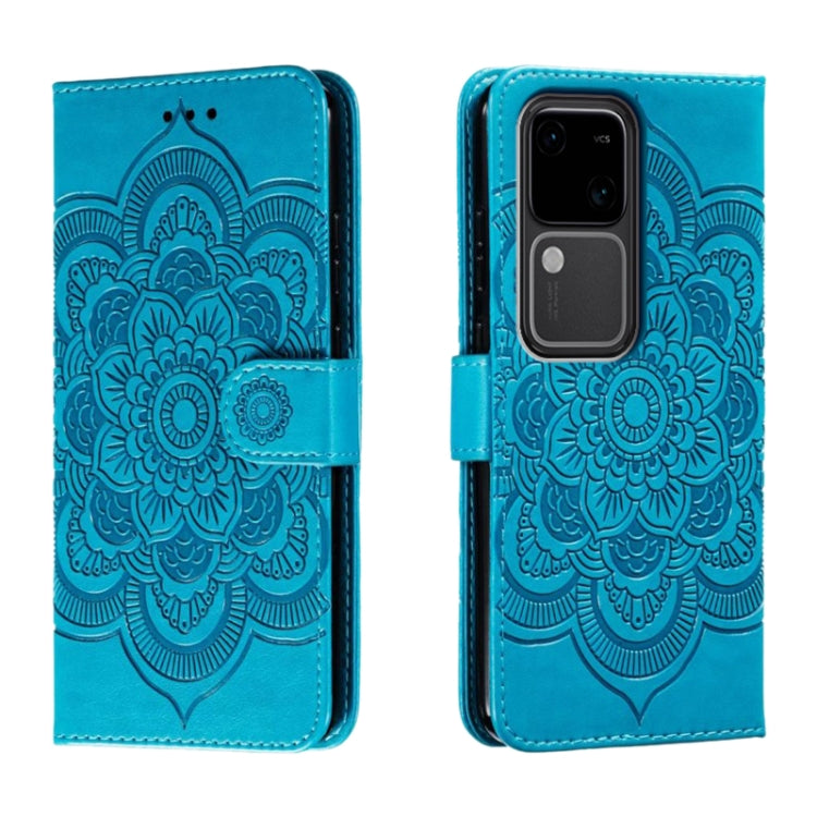 Sun Mandala Embossing Pattern Phone Leather Case, For vivo iQOO 15, For vivo Y500 5G, For vivo Y38, For vivo iQOO Z9X, For vivo S18e, For vivo S18