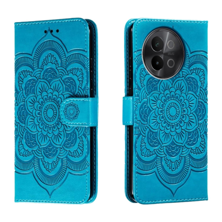 Sun Mandala Embossing Pattern Phone Leather Case, For vivo iQOO 15, For vivo Y500 5G, For vivo Y38, For vivo iQOO Z9X, For vivo S18e, For vivo S18