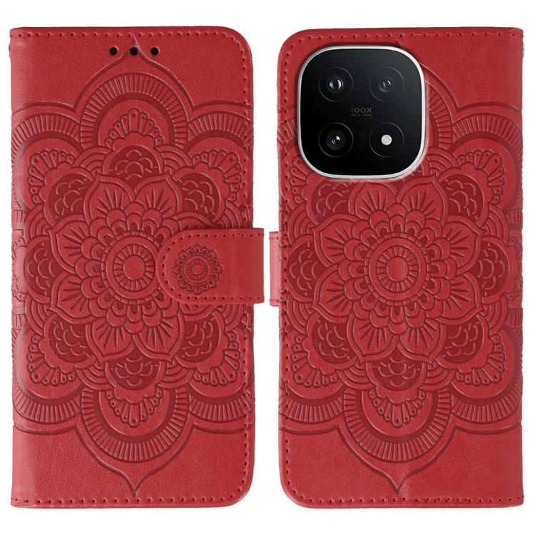Sun Mandala Embossing Pattern Phone Leather Case, For vivo iQOO 15, For vivo Y500 5G, For vivo Y38, For vivo iQOO Z9X, For vivo S18e, For vivo S18