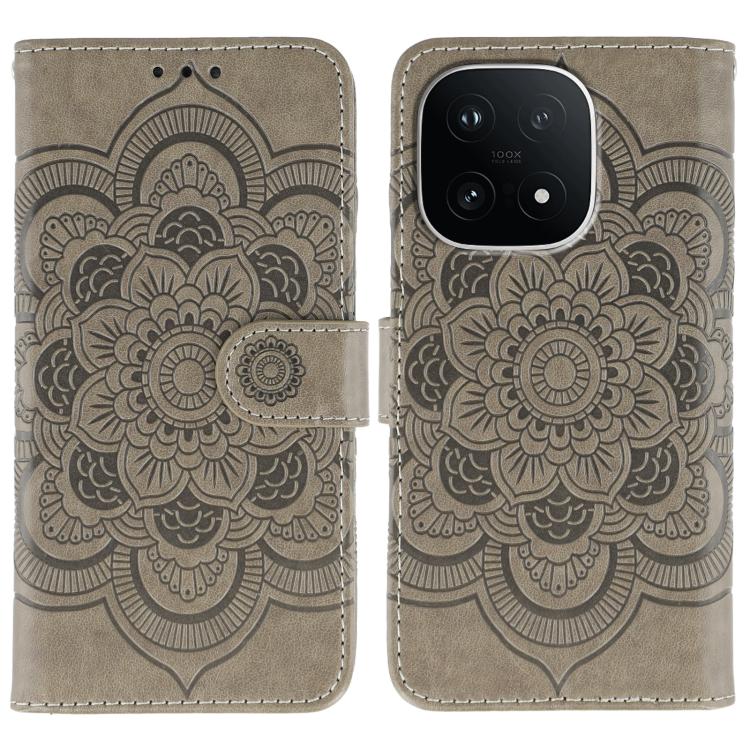 Sun Mandala Embossing Pattern Phone Leather Case, For vivo iQOO 15, For vivo Y500 5G, For vivo Y38, For vivo iQOO Z9X, For vivo S18e, For vivo S18