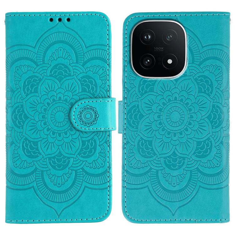 Sun Mandala Embossing Pattern Phone Leather Case, For vivo iQOO 15, For vivo Y500 5G, For vivo Y38, For vivo iQOO Z9X, For vivo S18e, For vivo S18
