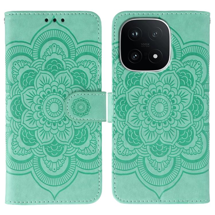 Sun Mandala Embossing Pattern Phone Leather Case, For vivo iQOO 15, For vivo Y500 5G, For vivo Y38, For vivo iQOO Z9X, For vivo S18e, For vivo S18