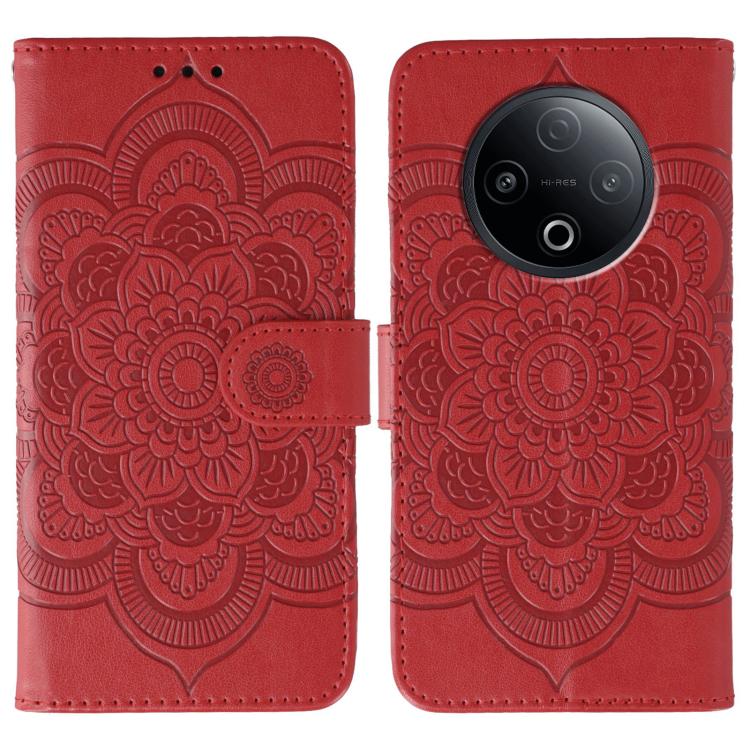 Sun Mandala Embossing Pattern Phone Leather Case, For vivo iQOO 15, For vivo Y500 5G, For vivo Y38, For vivo iQOO Z9X, For vivo S18e, For vivo S18