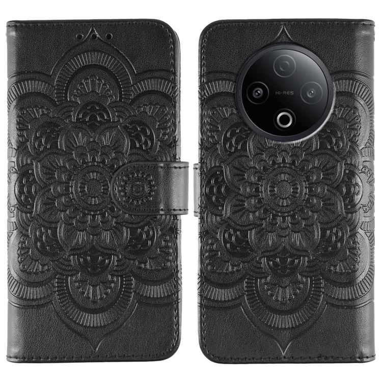 Sun Mandala Embossing Pattern Phone Leather Case, For vivo iQOO 15, For vivo Y500 5G, For vivo Y38, For vivo iQOO Z9X, For vivo S18e, For vivo S18