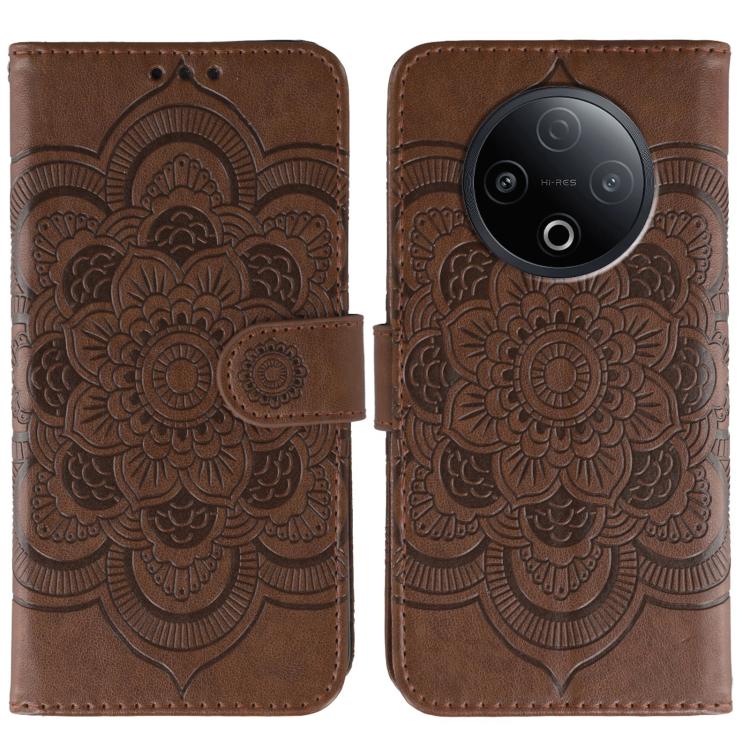 Sun Mandala Embossing Pattern Phone Leather Case, For vivo iQOO 15, For vivo Y500 5G, For vivo Y38, For vivo iQOO Z9X, For vivo S18e, For vivo S18
