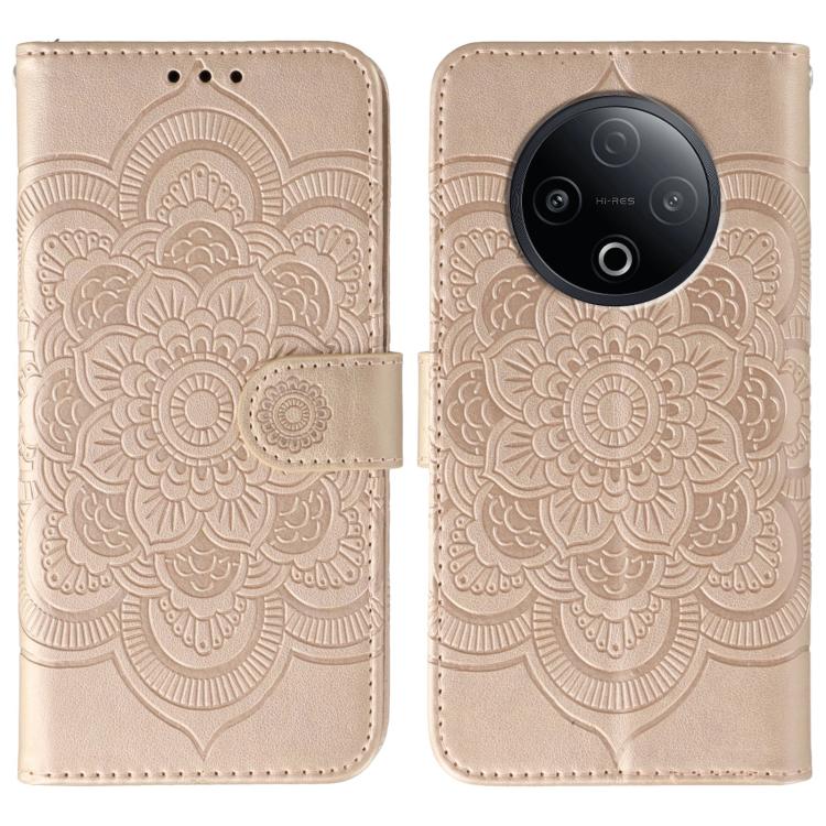 Sun Mandala Embossing Pattern Phone Leather Case, For vivo iQOO 15, For vivo Y500 5G, For vivo Y38, For vivo iQOO Z9X, For vivo S18e, For vivo S18