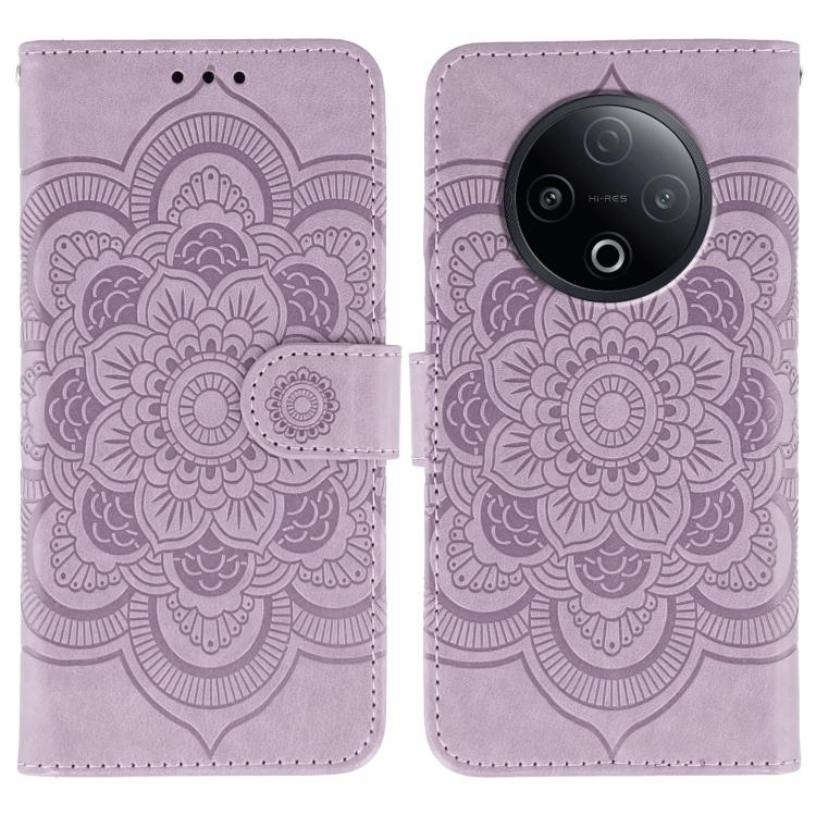 Sun Mandala Embossing Pattern Phone Leather Case, For vivo iQOO 15, For vivo Y500 5G, For vivo Y38, For vivo iQOO Z9X, For vivo S18e, For vivo S18