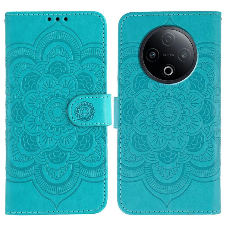 Sun Mandala Embossing Pattern Phone Leather Case, For vivo iQOO 15, For vivo Y500 5G, For vivo Y38, For vivo iQOO Z9X, For vivo S18e, For vivo S18