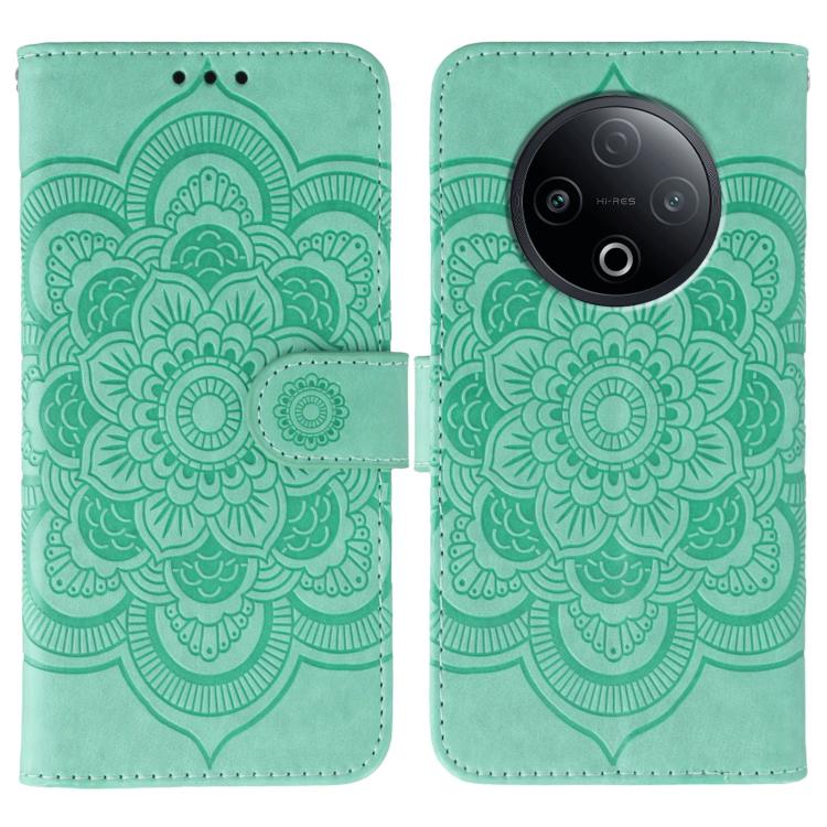 Sun Mandala Embossing Pattern Phone Leather Case, For vivo iQOO 15, For vivo Y500 5G, For vivo Y38, For vivo iQOO Z9X, For vivo S18e, For vivo S18