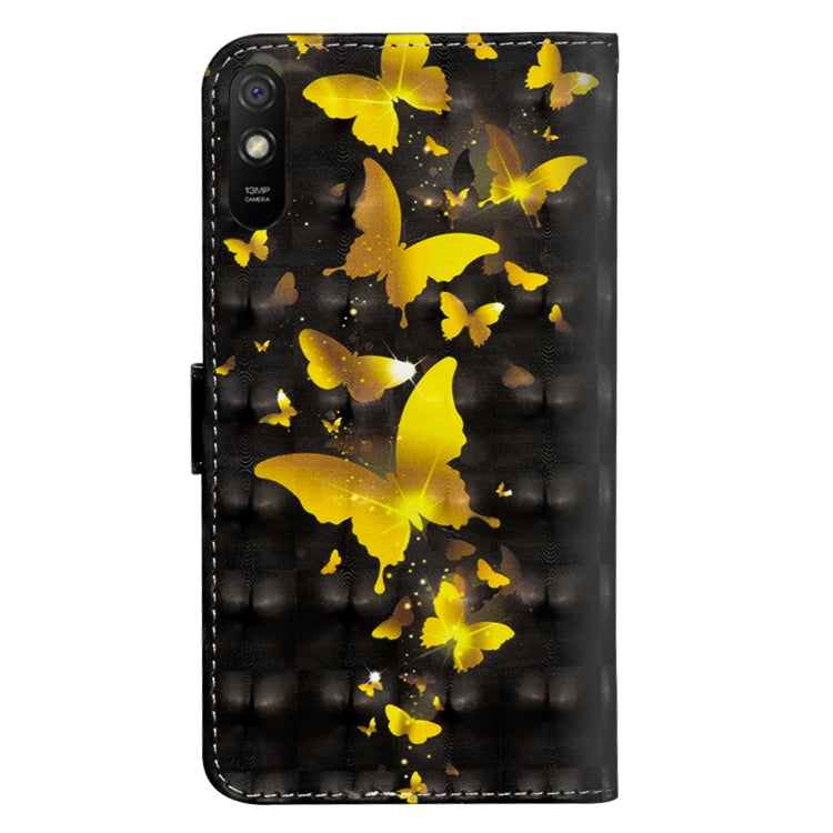 3D Painting Pattern Horizontal Flip TPU + PU Leather Case with Holder & Card Slots & Wallet, For Xiaomi Redmi 9A, For Xiaomi Redmi 9C, For Huawei Honor 9A, For Motorola G8 Power Lite