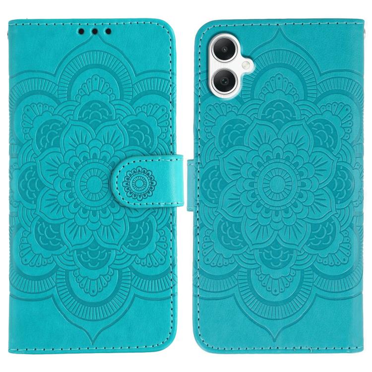 Sun Mandala Embossing Pattern Phone Leather Case, For Samsung Galaxy A06 4G / 5G / A07 5G, For Samsung Galaxy A56, For Samsung Galaxy A16 / A26, For Samsung Galaxy A36, For Samsung Galaxy A25, For Samsung Galaxy Xcover 7
