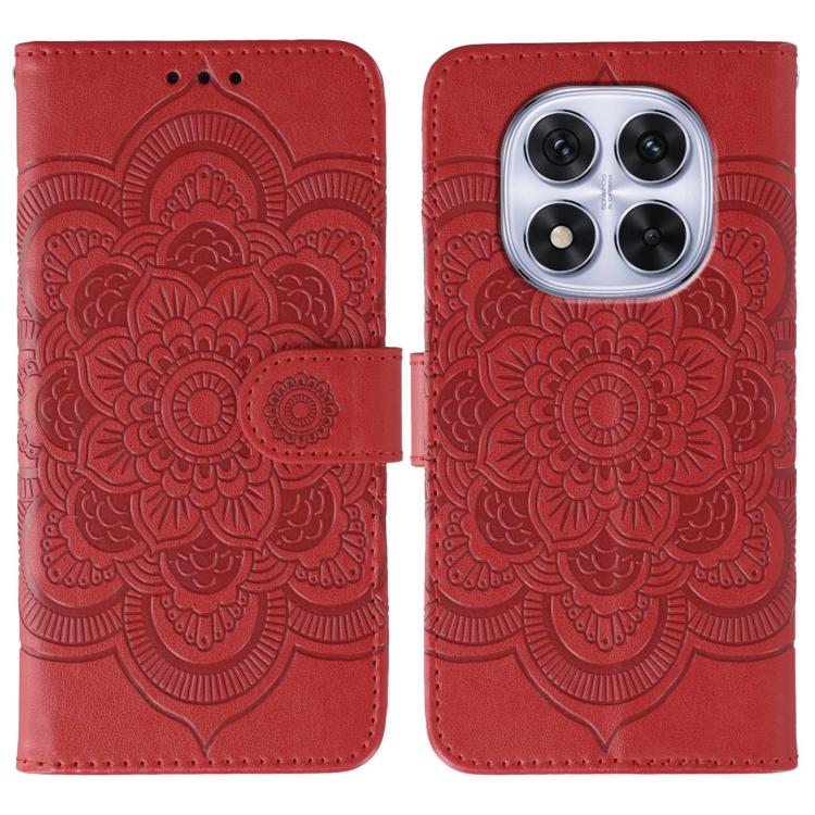 Sun Mandala Embossing Pattern Phone Leather Case, For Redmi A5 4G 171.7mm / Poco C71 4G, For Redmi Note 14 4G 164.84mm, For Redmi Note 14 Pro 4G / 5G / Note 14 Pro+, For Redmi Note14 4G 163.25mm, For Redmi Note 14 5G, For Xiaomi Redmi A3