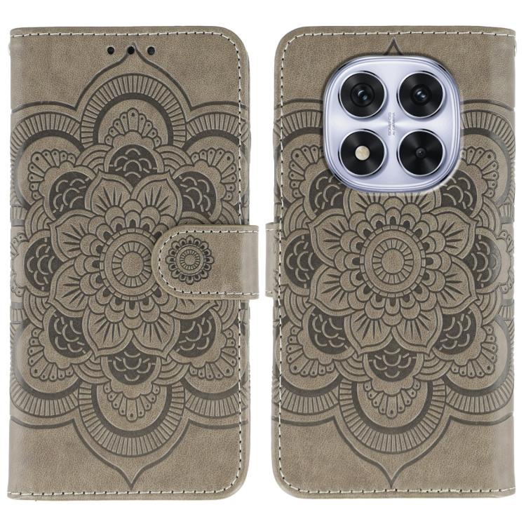 Sun Mandala Embossing Pattern Phone Leather Case, For Redmi A5 4G 171.7mm / Poco C71 4G, For Redmi Note 14 4G 164.84mm, For Redmi Note 14 Pro 4G / 5G / Note 14 Pro+, For Redmi Note14 4G 163.25mm, For Redmi Note 14 5G, For Xiaomi Redmi A3