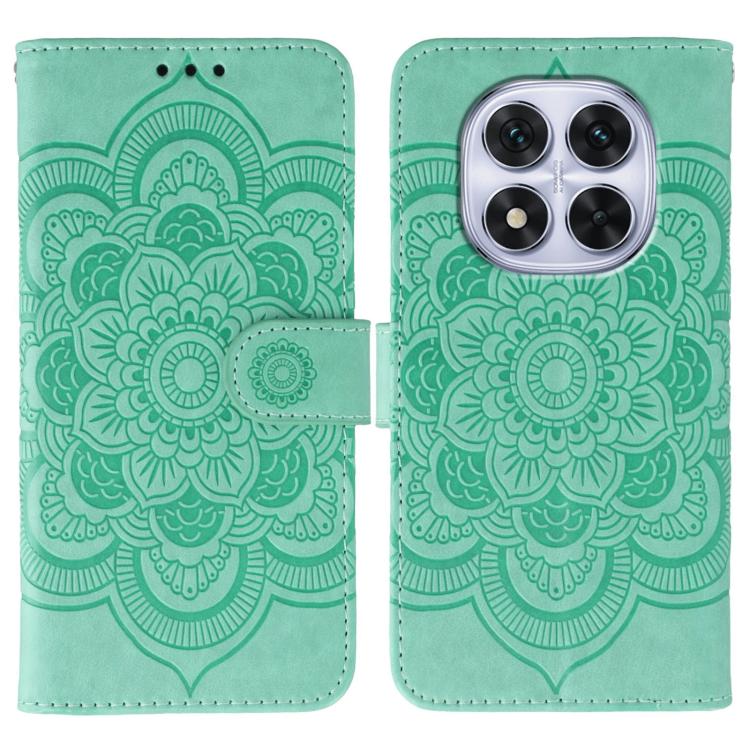 Sun Mandala Embossing Pattern Phone Leather Case, For Redmi A5 4G 171.7mm / Poco C71 4G, For Redmi Note 14 4G 164.84mm, For Redmi Note 14 Pro 4G / 5G / Note 14 Pro+, For Redmi Note14 4G 163.25mm, For Redmi Note 14 5G, For Xiaomi Redmi A3