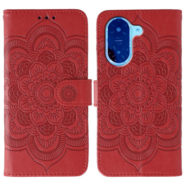 Sun Mandala Embossing Pattern Phone Leather Case, For Redmi 15C 5G / 4G EU 173mm, For Redmi 15 5G Global / 15 4G SEA, For Redmi 15 5G / 4G EU 171mm, For Redmi 15C 5G / 4G Global 171mm, For Redmi Turbo 4 Pro 5G / Poco F7, For Redmi A5 4G 173.3mm