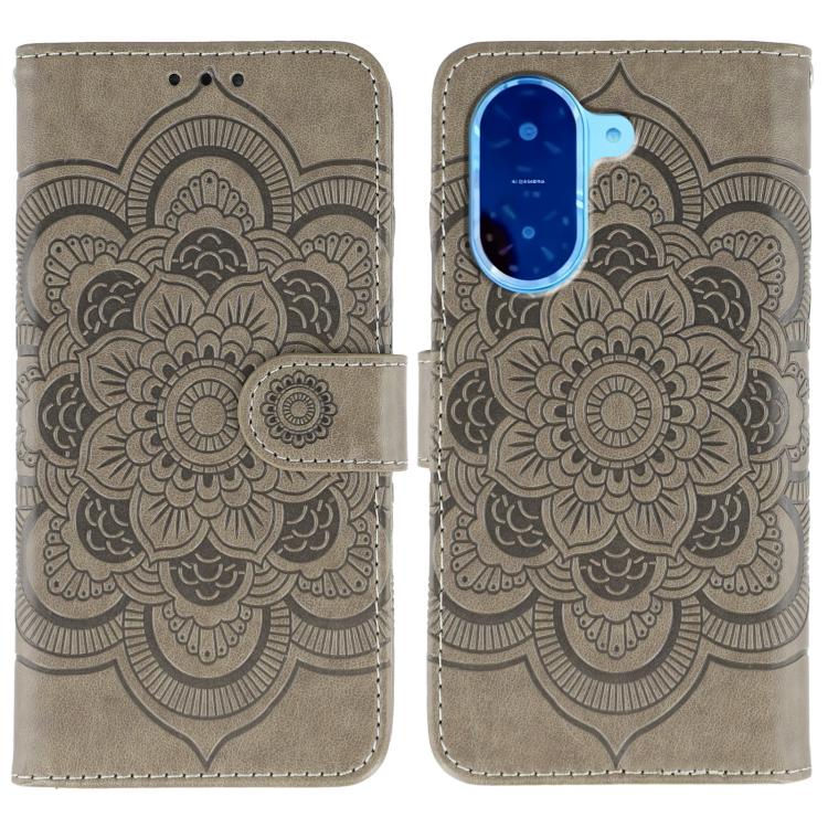 Sun Mandala Embossing Pattern Phone Leather Case, For Redmi 15C 5G / 4G EU 173mm, For Redmi 15 5G Global / 15 4G SEA, For Redmi 15 5G / 4G EU 171mm, For Redmi 15C 5G / 4G Global 171mm, For Redmi Turbo 4 Pro 5G / Poco F7, For Redmi A5 4G 173.3mm