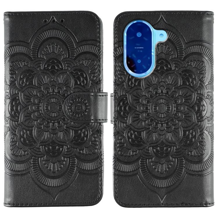 Sun Mandala Embossing Pattern Phone Leather Case, For Redmi 15C 5G / 4G EU 173mm, For Redmi 15 5G Global / 15 4G SEA, For Redmi 15 5G / 4G EU 171mm, For Redmi 15C 5G / 4G Global 171mm, For Redmi Turbo 4 Pro 5G / Poco F7, For Redmi A5 4G 173.3mm
