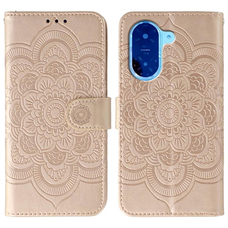 Sun Mandala Embossing Pattern Phone Leather Case, For Redmi 15C 5G / 4G EU 173mm, For Redmi 15 5G Global / 15 4G SEA, For Redmi 15 5G / 4G EU 171mm, For Redmi 15C 5G / 4G Global 171mm, For Redmi Turbo 4 Pro 5G / Poco F7, For Redmi A5 4G 173.3mm