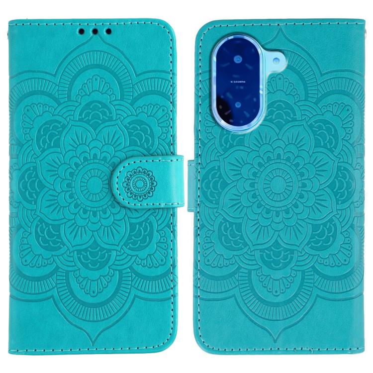 Sun Mandala Embossing Pattern Phone Leather Case, For Redmi 15C 5G / 4G EU 173mm, For Redmi 15 5G Global / 15 4G SEA, For Redmi 15 5G / 4G EU 171mm, For Redmi 15C 5G / 4G Global 171mm, For Redmi Turbo 4 Pro 5G / Poco F7, For Redmi A5 4G 173.3mm