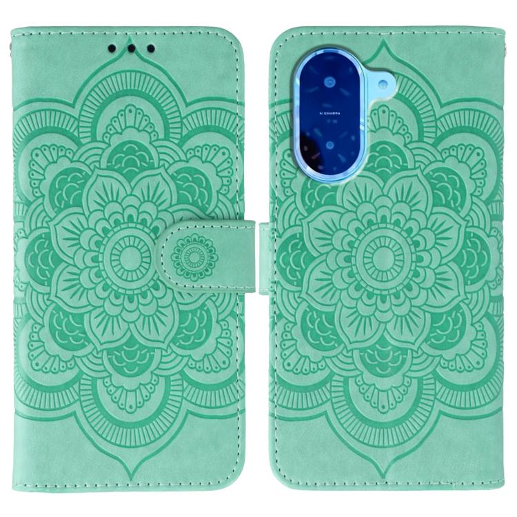 Sun Mandala Embossing Pattern Phone Leather Case, For Redmi 15C 5G / 4G EU 173mm, For Redmi 15 5G Global / 15 4G SEA, For Redmi 15 5G / 4G EU 171mm, For Redmi 15C 5G / 4G Global 171mm, For Redmi Turbo 4 Pro 5G / Poco F7, For Redmi A5 4G 173.3mm