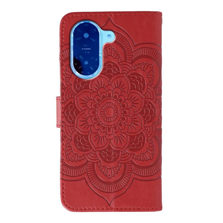 Sun Mandala Embossing Pattern Phone Leather Case, For Redmi A5 4G 171.7mm / Poco C71 4G, For Redmi Note 14 4G 164.84mm, For Redmi Note 14 Pro 4G / 5G / Note 14 Pro+, For Redmi Note14 4G 163.25mm, For Redmi Note 14 5G, For Xiaomi Redmi A3