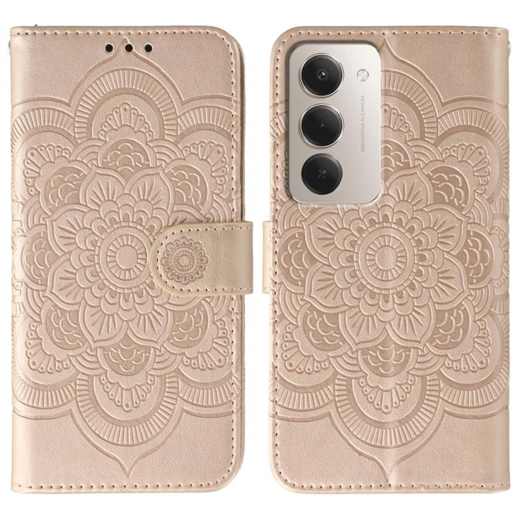 Sun Mandala Embossing Pattern Phone Leather Case, For Redmi 15C 5G / 4G EU 173mm, For Redmi 15 5G Global / 15 4G SEA, For Redmi 15 5G / 4G EU 171mm, For Redmi 15C 5G / 4G Global 171mm, For Redmi Turbo 4 Pro 5G / Poco F7, For Redmi A5 4G 173.3mm