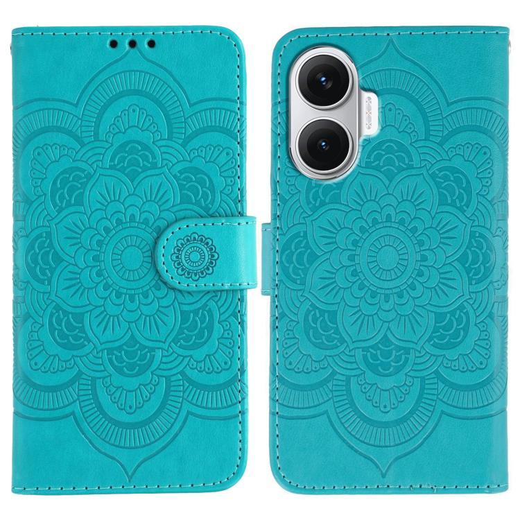 Sun Mandala Embossing Pattern Phone Leather Case, For Redmi 15C 5G / 4G EU 173mm, For Redmi 15 5G Global / 15 4G SEA, For Redmi 15 5G / 4G EU 171mm, For Redmi 15C 5G / 4G Global 171mm, For Redmi Turbo 4 Pro 5G / Poco F7, For Redmi A5 4G 173.3mm