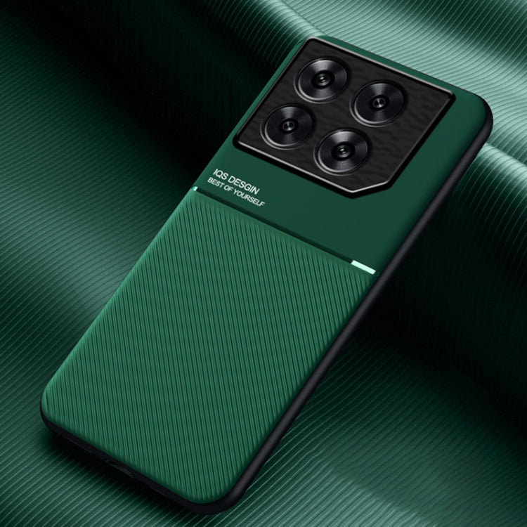 Classic Tilt Strip Grain Magnetic PC Hybrid TPU Phone Case, For Infinix GT 20 Pro, For Infinix Hot 30i