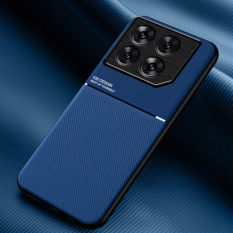 Classic Tilt Strip Grain Magnetic PC Hybrid TPU Phone Case, For Infinix GT 20 Pro, For Infinix Hot 30i