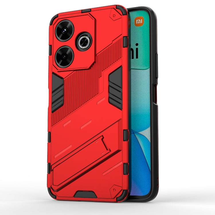 Punk Armor 2 in 1 PC + TPU Phone Case with Holder, For Redmi Note 14 5G, For Redmi 14C 4G Global, For Redmi K70 Ultra Global, For Xiaomi Redmi 13 4G
