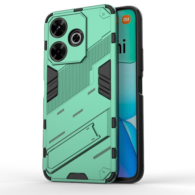 Punk Armor 2 in 1 PC + TPU Phone Case with Holder, For Redmi Note 14 5G, For Redmi 14C 4G Global, For Redmi K70 Ultra Global, For Xiaomi Redmi 13 4G