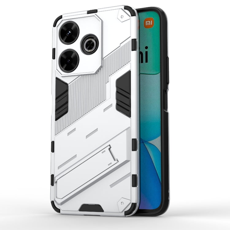 Punk Armor 2 in 1 PC + TPU Phone Case with Holder, For Redmi Note 14 5G, For Redmi 14C 4G Global, For Redmi K70 Ultra Global, For Xiaomi Redmi 13 4G