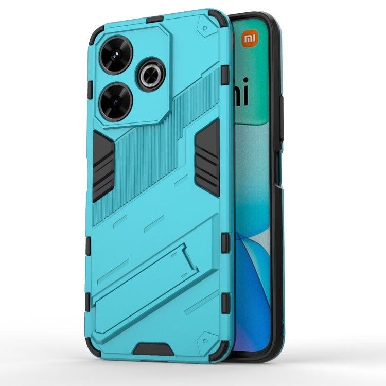 Punk Armor 2 in 1 PC + TPU Phone Case with Holder, For Redmi Note 14 5G, For Redmi 14C 4G Global, For Redmi K70 Ultra Global, For Xiaomi Redmi 13 4G