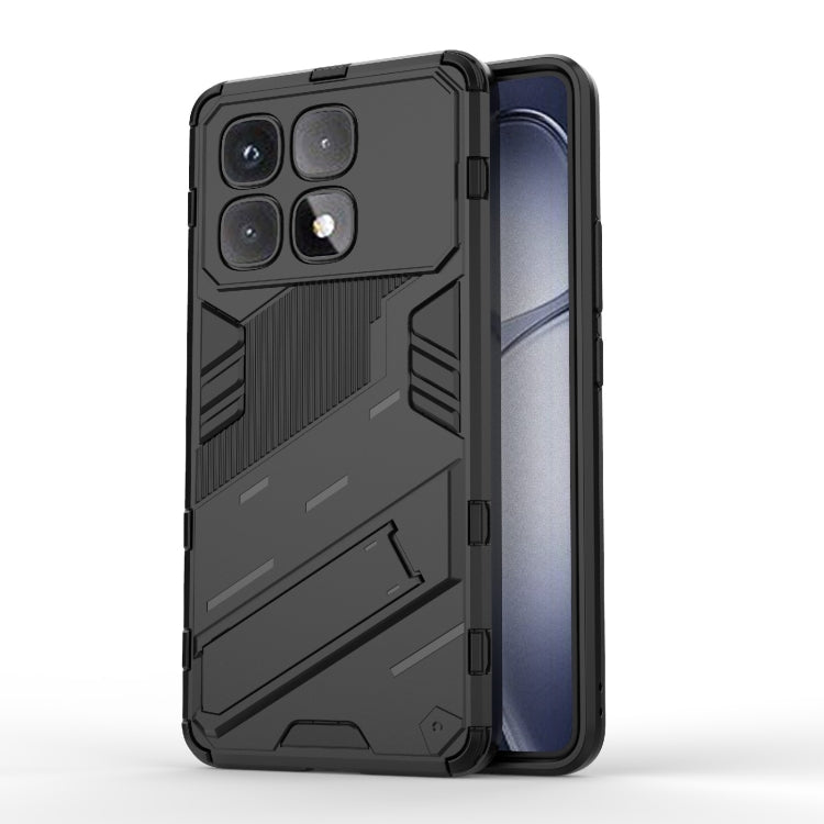 Punk Armor 2 in 1 PC + TPU Phone Case with Holder, For Redmi Note 14 5G, For Redmi 14C 4G Global, For Redmi K70 Ultra Global, For Xiaomi Redmi 13 4G