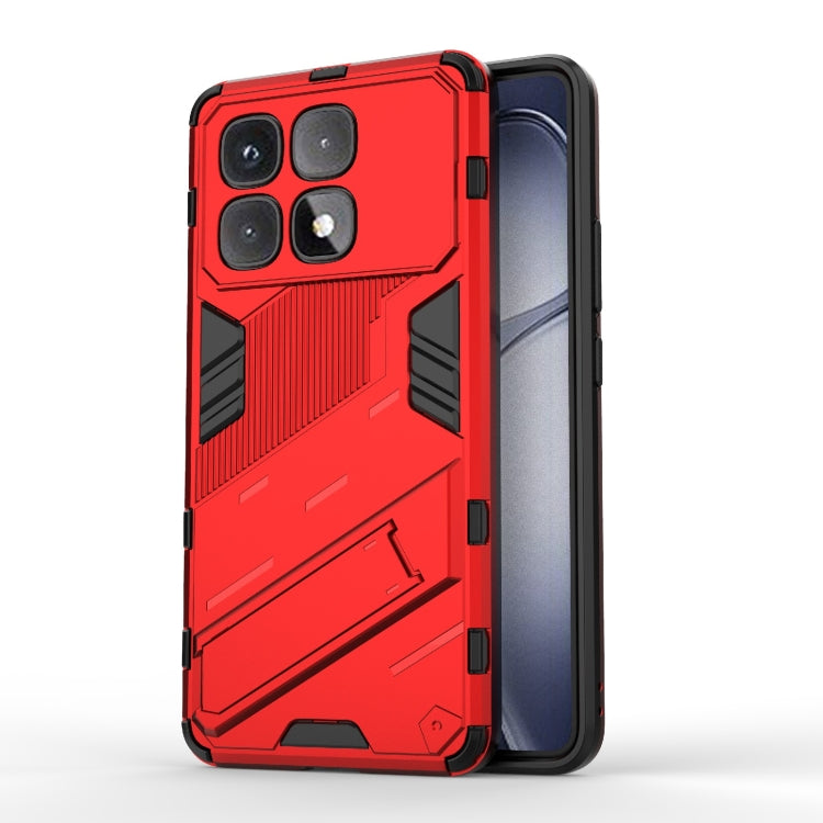 Punk Armor 2 in 1 PC + TPU Phone Case with Holder, For Redmi Note 14 5G, For Redmi 14C 4G Global, For Redmi K70 Ultra Global, For Xiaomi Redmi 13 4G