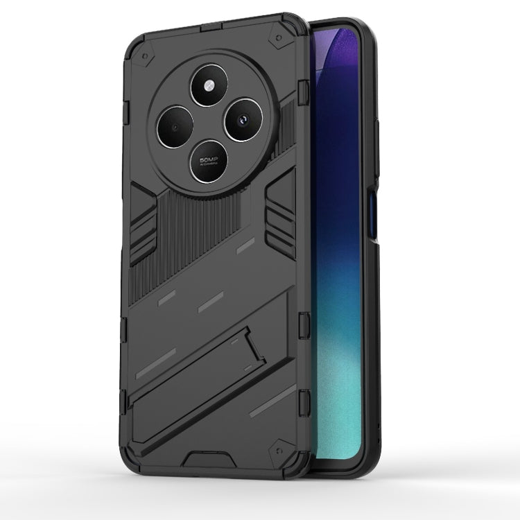 Punk Armor 2 in 1 PC + TPU Phone Case with Holder, For Redmi Note 14 5G, For Redmi 14C 4G Global, For Redmi K70 Ultra Global, For Xiaomi Redmi 13 4G