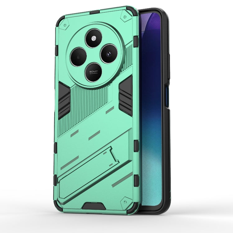 Punk Armor 2 in 1 PC + TPU Phone Case with Holder, For Redmi Note 14 5G, For Redmi 14C 4G Global, For Redmi K70 Ultra Global, For Xiaomi Redmi 13 4G