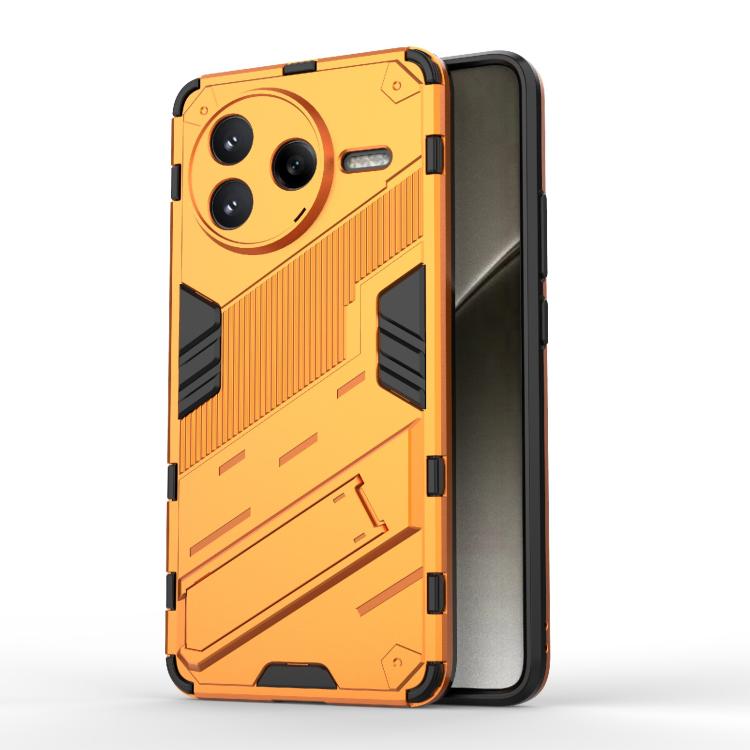 Punk Armor 2 in 1 PC + TPU Phone Case with Holder, For Redmi K80 Pro / Poco F7 Ultra, For Redmi K80 / Poco F7 Pro, For Redmi Turbo 4 Pro, For Redmi Note Turbo 4, For Redmi Note 14 Pro 4G, For Redmi Note 14 4G 163.25mm