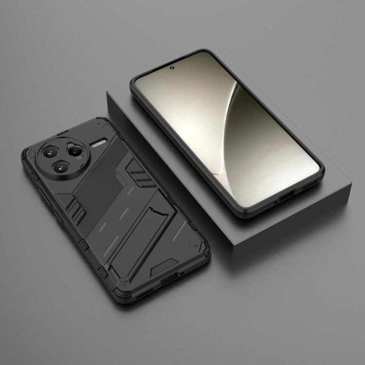 Punk Armor 2 in 1 PC + TPU Phone Case with Holder, For Redmi K80 Pro / Poco F7 Ultra, For Redmi K80 / Poco F7 Pro, For Redmi Turbo 4 Pro, For Redmi Note Turbo 4, For Redmi Note 14 Pro 4G, For Redmi Note 14 4G 163.25mm