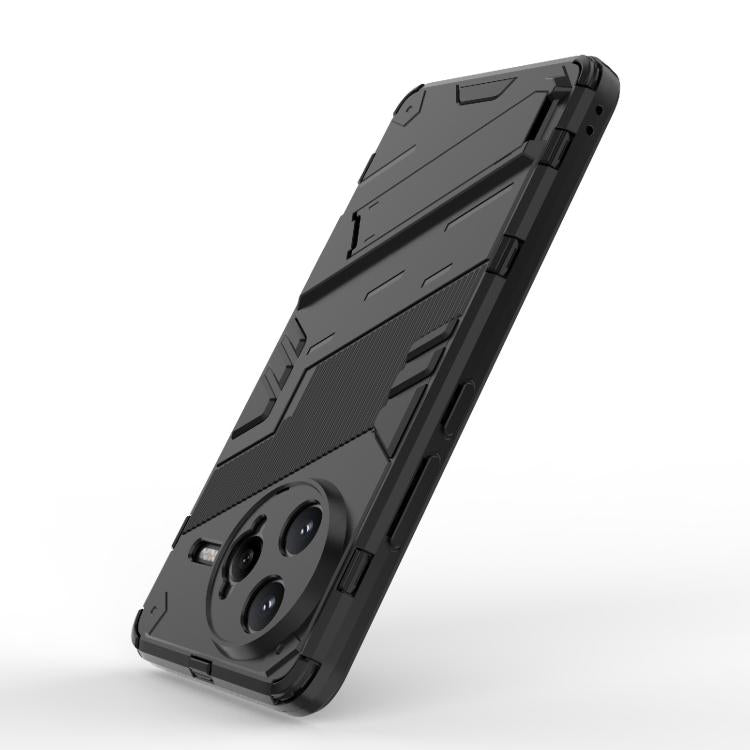 Punk Armor 2 in 1 PC + TPU Phone Case with Holder, For Redmi K80 Pro / Poco F7 Ultra, For Redmi K80 / Poco F7 Pro, For Redmi Turbo 4 Pro, For Redmi Note Turbo 4, For Redmi Note 14 Pro 4G, For Redmi Note 14 4G 163.25mm