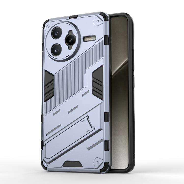 Punk Armor 2 in 1 PC + TPU Phone Case with Holder, For Redmi K80 Pro / Poco F7 Ultra, For Redmi K80 / Poco F7 Pro, For Redmi Turbo 4 Pro, For Redmi Note Turbo 4, For Redmi Note 14 Pro 4G, For Redmi Note 14 4G 163.25mm