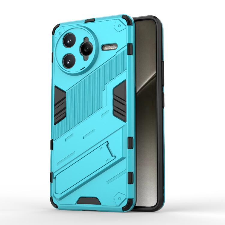 Punk Armor 2 in 1 PC + TPU Phone Case with Holder, For Redmi K80 Pro / Poco F7 Ultra, For Redmi K80 / Poco F7 Pro, For Redmi Turbo 4 Pro, For Redmi Note Turbo 4, For Redmi Note 14 Pro 4G, For Redmi Note 14 4G 163.25mm