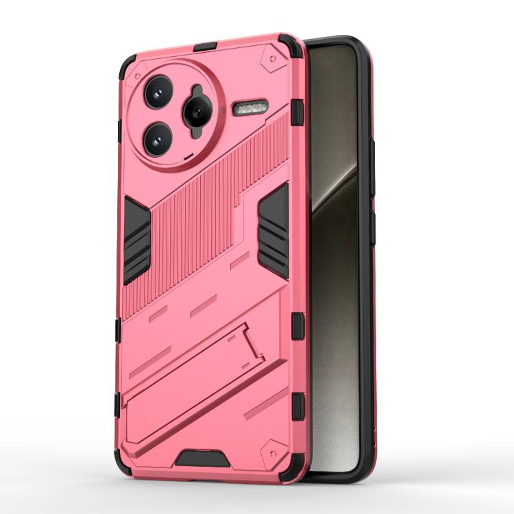 Punk Armor 2 in 1 PC + TPU Phone Case with Holder, For Redmi K80 Pro / Poco F7 Ultra, For Redmi K80 / Poco F7 Pro, For Redmi Turbo 4 Pro, For Redmi Note Turbo 4, For Redmi Note 14 Pro 4G, For Redmi Note 14 4G 163.25mm