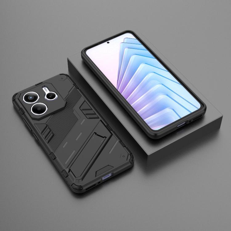 Punk Armor 2 in 1 PC + TPU Phone Case with Holder, For Redmi Note 14 5G, For Redmi 14C 4G Global, For Redmi K70 Ultra Global, For Xiaomi Redmi 13 4G
