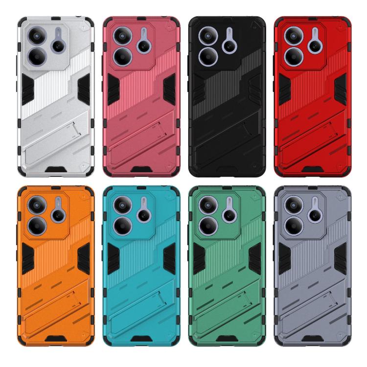 Punk Armor 2 in 1 PC + TPU Phone Case with Holder, For Redmi Note 14 5G, For Redmi 14C 4G Global, For Redmi K70 Ultra Global, For Xiaomi Redmi 13 4G