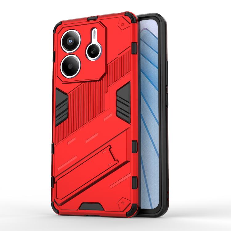 Punk Armor 2 in 1 PC + TPU Phone Case with Holder, For Redmi Note 14 5G, For Redmi 14C 4G Global, For Redmi K70 Ultra Global, For Xiaomi Redmi 13 4G