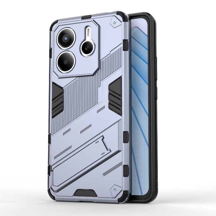 Punk Armor 2 in 1 PC + TPU Phone Case with Holder, For Redmi Note 14 5G, For Redmi 14C 4G Global, For Redmi K70 Ultra Global, For Xiaomi Redmi 13 4G
