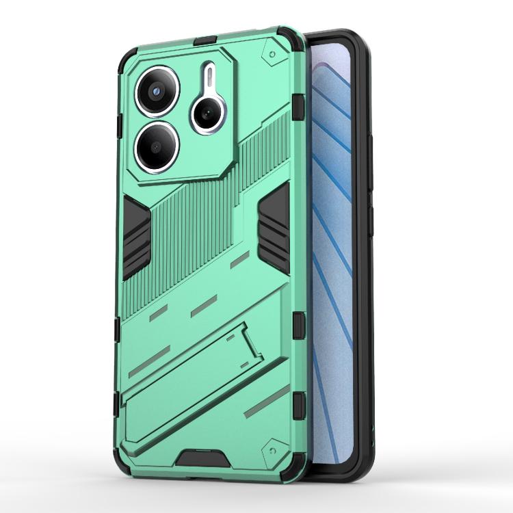 Punk Armor 2 in 1 PC + TPU Phone Case with Holder, For Redmi Note 14 5G, For Redmi 14C 4G Global, For Redmi K70 Ultra Global, For Xiaomi Redmi 13 4G