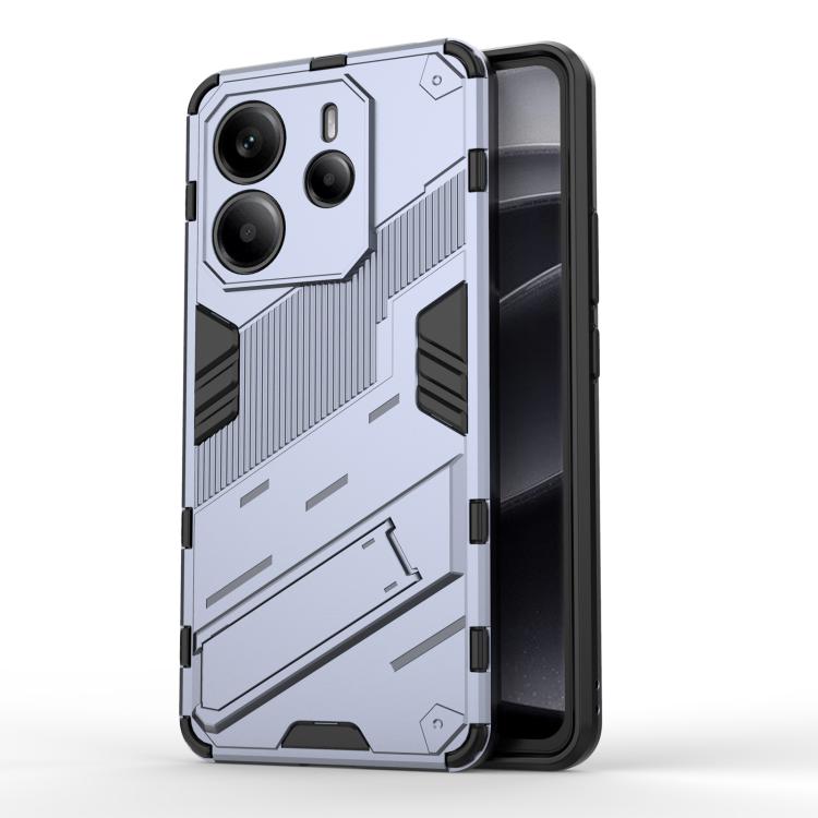 Punk Armor 2 in 1 PC + TPU Phone Case with Holder, For Redmi K80 Pro / Poco F7 Ultra, For Redmi K80 / Poco F7 Pro, For Redmi Turbo 4 Pro, For Redmi Note Turbo 4, For Redmi Note 14 Pro 4G, For Redmi Note 14 4G 163.25mm